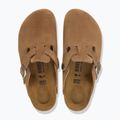 Šľapky BIRKENSTOCK Boston Suede Leather dark tea 4