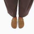 Šľapky BIRKENSTOCK Boston Suede Leather dark tea 7
