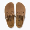 Šľapky BIRKENSTOCK Boston Suede Leather dark tea 4