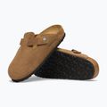Šľapky BIRKENSTOCK Boston Suede Leather dark tea 5