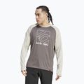 Pánsky cyklistický dres adidas FIVE TEN s dlhým rukávom charcoal/putty grey 3