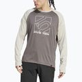 Pánsky cyklistický dres adidas FIVE TEN s dlhým rukávom charcoal/putty grey 4
