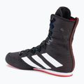 Boxerské topánky adidas Box Hog 4 core black/cloud white/pure ruby 3