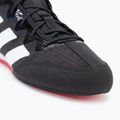 Boxerské topánky adidas Box Hog 4 core black/cloud white/pure ruby 7