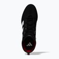 Boxerské topánky adidas Box Hog 4 core black/cloud white/pure ruby 7