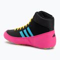 Detské boxerské topánky adidas Havoc core black/signal cyan/yellow 3