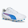 Pánska futbalová obuv/ kopačky PUMA King Pro FG/AG puma white/bluemazing/flat light grey/sunset glow