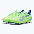 Detská futbalová obuv PUMA Ultra 5 Play FG/AG Jr fizzy apple/puma white 10