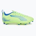Detská futbalová obuv PUMA Ultra 5 Play FG/AG Jr fizzy apple/puma white 2