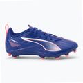 Detská futbalová obuv PUMA Ultra 5 Play FG/AG Jr lapis lazuli/puma white/sunset glow 2
