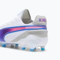 Futbalová obuv/ kopačky PUMA King Ultimate FG/AG puma white/bluemazing/flat light grey/sunset glow 9