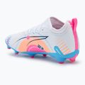 Detské kopačky PUMA Ultra 5 Match Vol. Up FG/AG Jr puma white/luminous blue 2