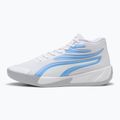 Pánska basketbalová obuv PUMA Court Pro puma white/della robbla blue