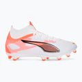 Pánske kopačky PUMA Ultra 5 Match+ FG/AG puma white/puma black/glowing red 2