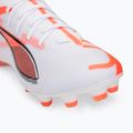 Pánske kopačky PUMA Ultra 5 Match+ FG/AG puma white/puma black/glowing red 7