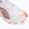 Kopačky PUMA Ultra 5 Play FG/AG puma white/puma black/glowing red 7