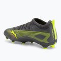 Detské kopačky PUMA Ultra 5 Match FG/AG Jr matná stará strieborná/žltá výstražná/puma stará strieborná 3