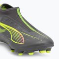 Detské kopačky PUMA Ultra 5 Match+ LL FG/AG Jr matte aged silver/yellow alert/puma aged silver 7
