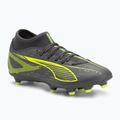 Pánske kopačky PUMA Ultra 5 Play+ FG/AG matte aged silver/yellow alert/puma aged silver