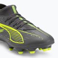 Pánske kopačky PUMA Ultra 5 Play+ FG/AG matte aged silver/yellow alert/puma aged silver 7