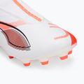 Detské kopačky PUMA Ultra 5 Match+ LL FG/AG Jr. puma white/puma black/glowing red 7