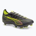 Pánske kopačky PUMA Ultra 5 Match FG/AG matte aged silver/yellow alert/puma aged silver