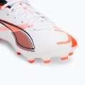 Detské kopačky PUMA Ultra 5 Play FG/AG Jr puma white/puma black/glowing red 7