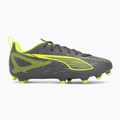 Detské kopačky PUMA Ultra 5 Play FG/AG Jr matte aged silver/yellow alert/puma aged silver 2