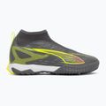 Detské kopačky PUMA Ultra 5 Match+ LL TT + Mid Jr matné stará strieborná/žltá výstraha/puma stará strieborná  2