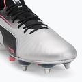Pánske kopačky  PUMA King Ultimate MxSG puma silver/puma black/sun struck/puma white 7