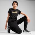 Dámske tričko PUMA ESS Metallic No. 1 Logo Tee puma black/metallic gold 3