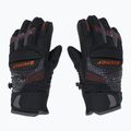 Detské lyžiarske rukavice ZIENER Luro Aquashield PR black/orange pop 3