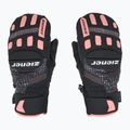 Detské lyžiarske rukavice ZIENER Luron Aquashield PR Mitten black/pink vaňu 3
