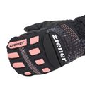 Detské lyžiarske rukavice ZIENER Luron Aquashield PR Mitten black/pink vaňu 4