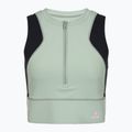 dámske tréningové tričko BOGNER FIRE+ICE Caia 1/4 Zip eucalyptus
