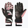 Detské lyžiarske rukavice Ziener Lanus-Z AS PR black/pink vanilla