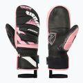 Detské lyžiarske rukavice Ziener Lopaki-Z AS PR Mitten black/pink vanilla