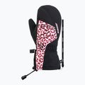 Detské lyžiarske rukavice ZIENER Lavalino-Z Aquashield AW Mitten black/red leo 2
