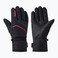 Dámske lyžiarske rukavice Ziener Khania-Z PR Glove black/pink lily