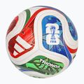Futbalová lopta adidas Trionda Pro World Cup white/blue veľkosť 5 2