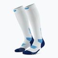 Dámske kompresné ponožky CEP Run Tall 5.0 ice/blue