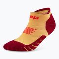 Dámske kompresné ponožky CEP Run No Show 5.0 marigold/burgundy 2