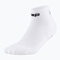 Dámske kompresné ponožky CEP Run Low Cut 5.0 white 2
