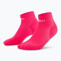 Dámske kompresné ponožky CEP Run Low Cut 5.0 pink