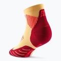 Dámske kompresné ponožky CEP Run Low Cut 5.0 marigold/burgundy 3