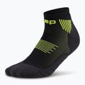 Pánske kompresné  ponožky CEP Run Low Cut 5.0 black/lime 2
