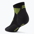 Pánske kompresné  ponožky CEP Run Low Cut 5.0 black/lime 3