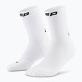Pánske kompresné  ponožky CEP Run Mid Cut 5.0 white