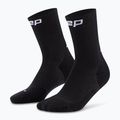Pánske kompresné  ponožky CEP Run Mid Cut 5.0 black