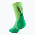 Pánske kompresné  ponožky CEP Run Edt. Gradient Mid Cut Compression 5.0 green/lime fade 3